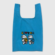 matsui embroidered vest bag - Blue