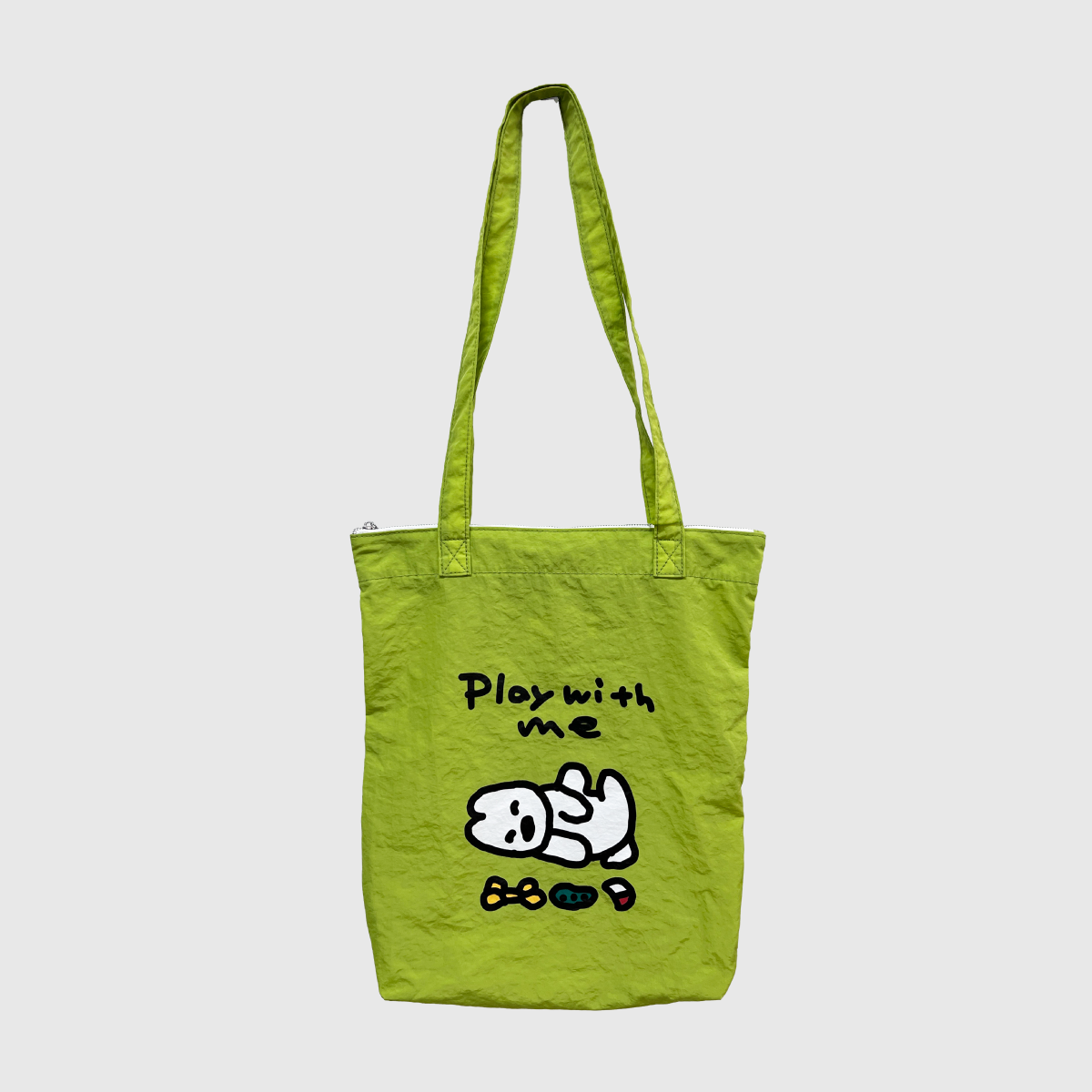 matsui nylon tote bag - Green