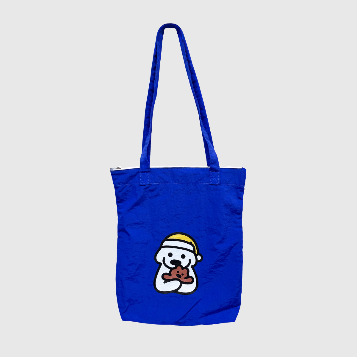 matsui nylon tote bag - Blue