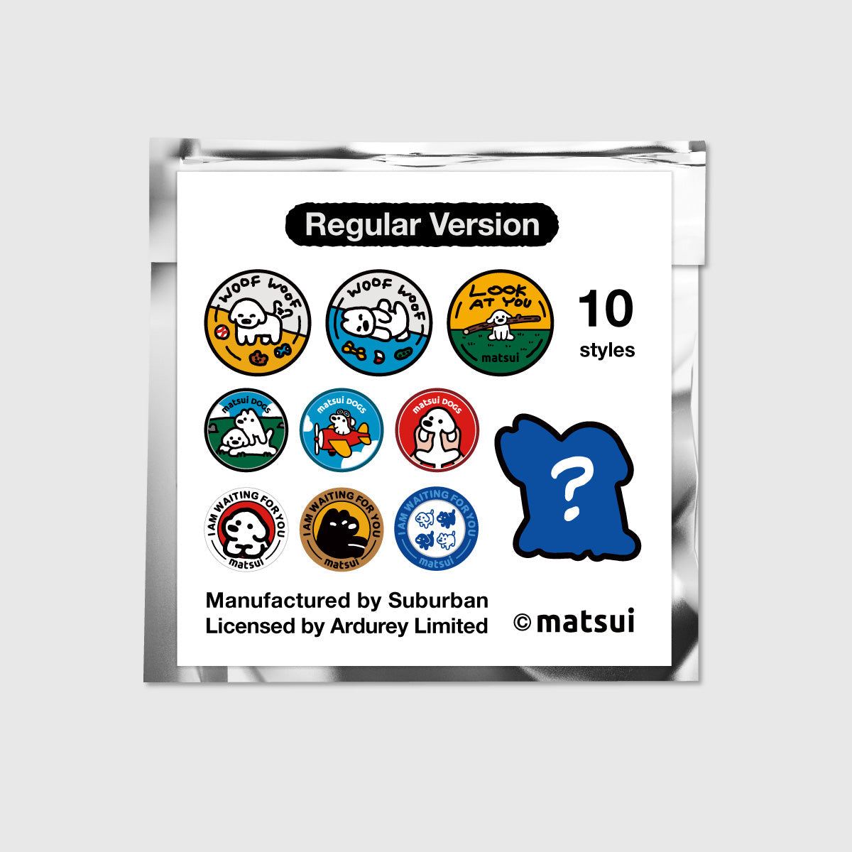 matsui embroidery patch blind box (10pcs per box)