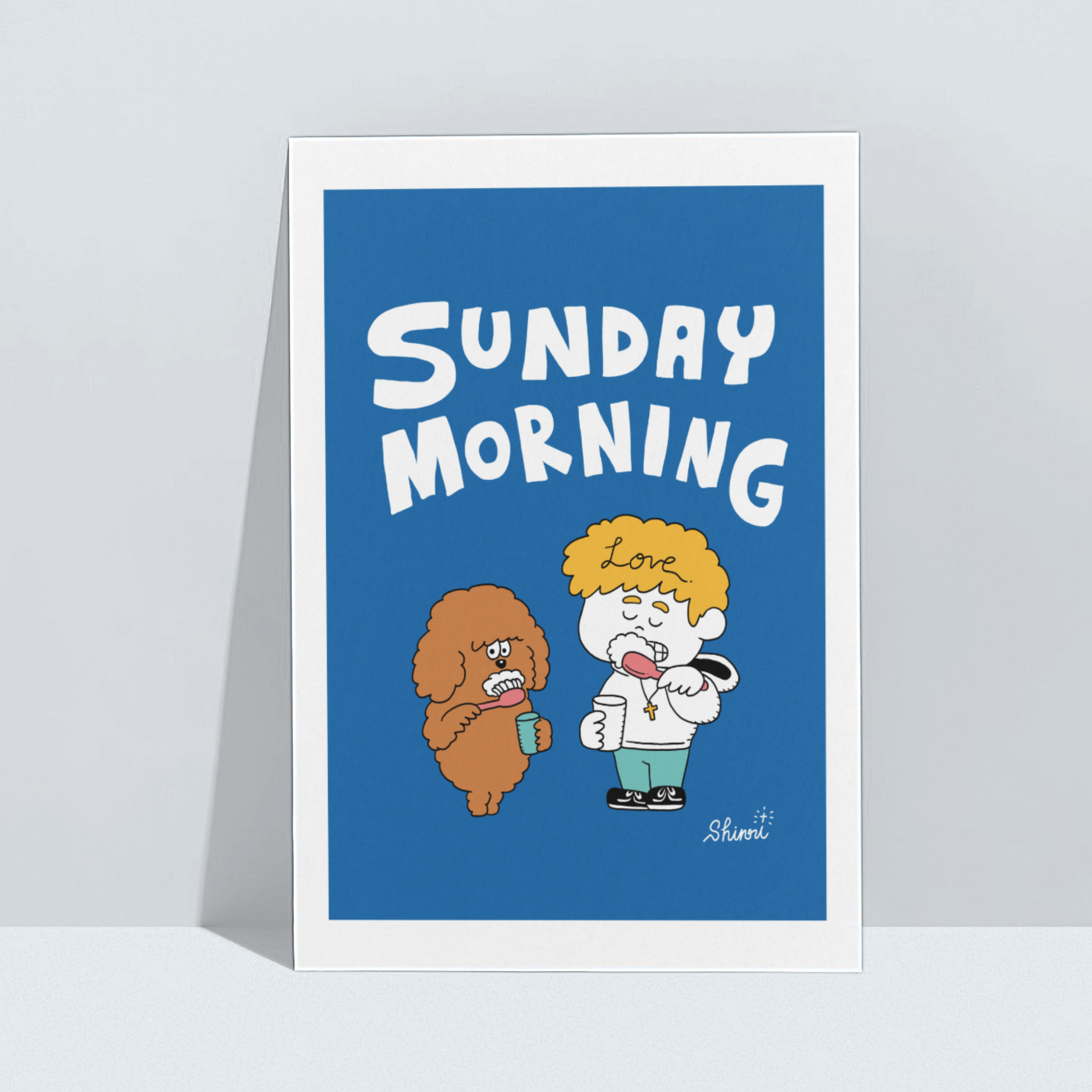 Shinri artprint A4 SUNDAY MORNING
