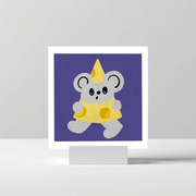 Daffy 21x21 art print 08