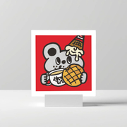 ダフィー アートプリント 香港 21x21cm