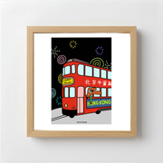 WEDNESDAY Art print Tram