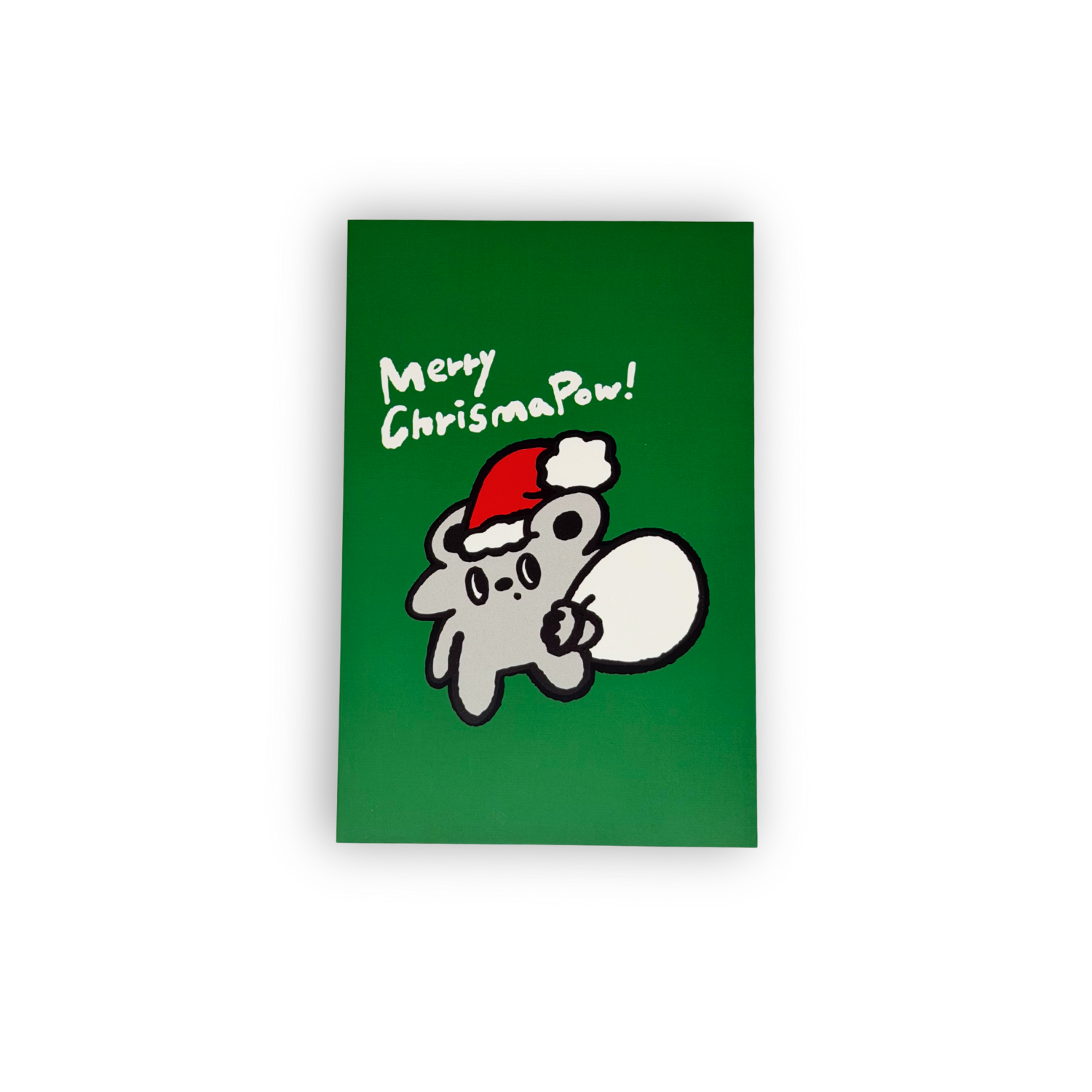 Daffy postcard santa pow
