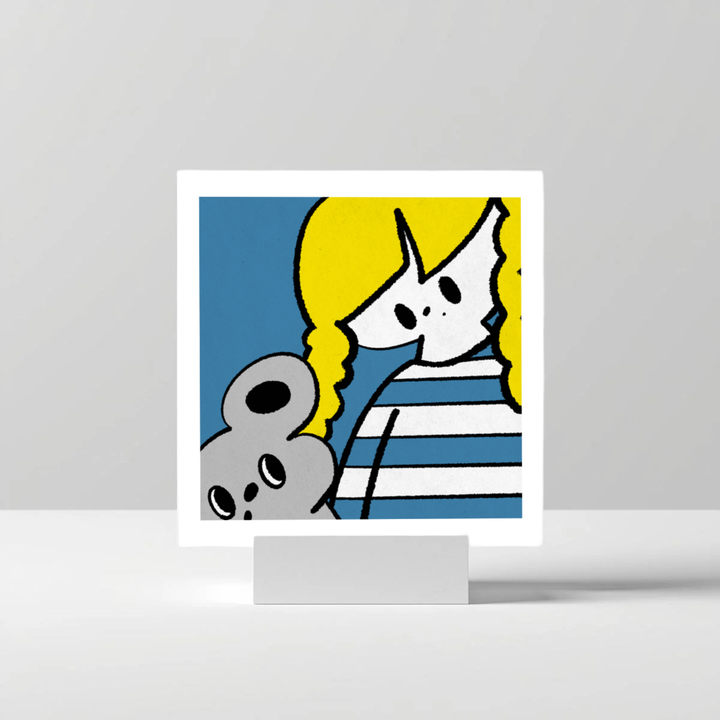 Daffy A4 art print 06