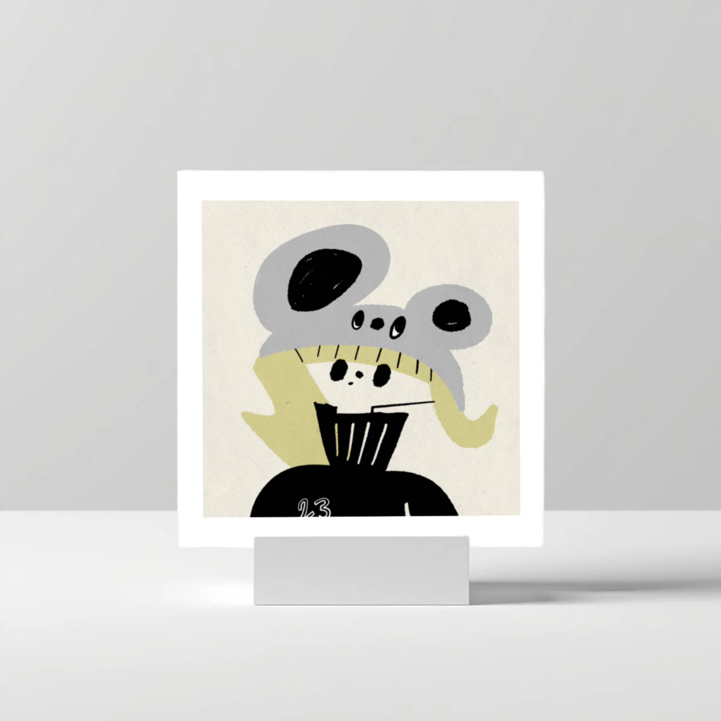 Daffy A4 art print 07