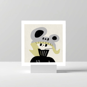 Daffy 21x21 art print 07