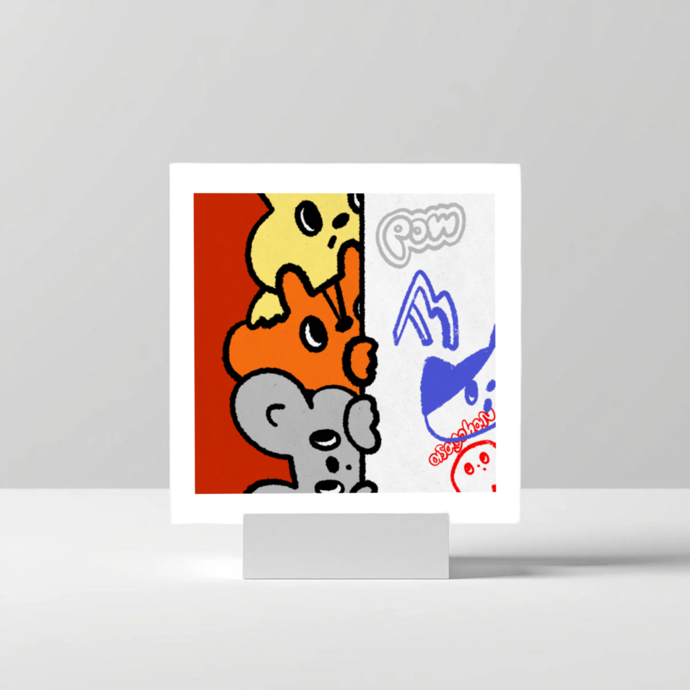 Daffy A4 art print 04