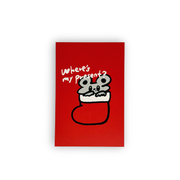 Daffy postcard christmas stocking