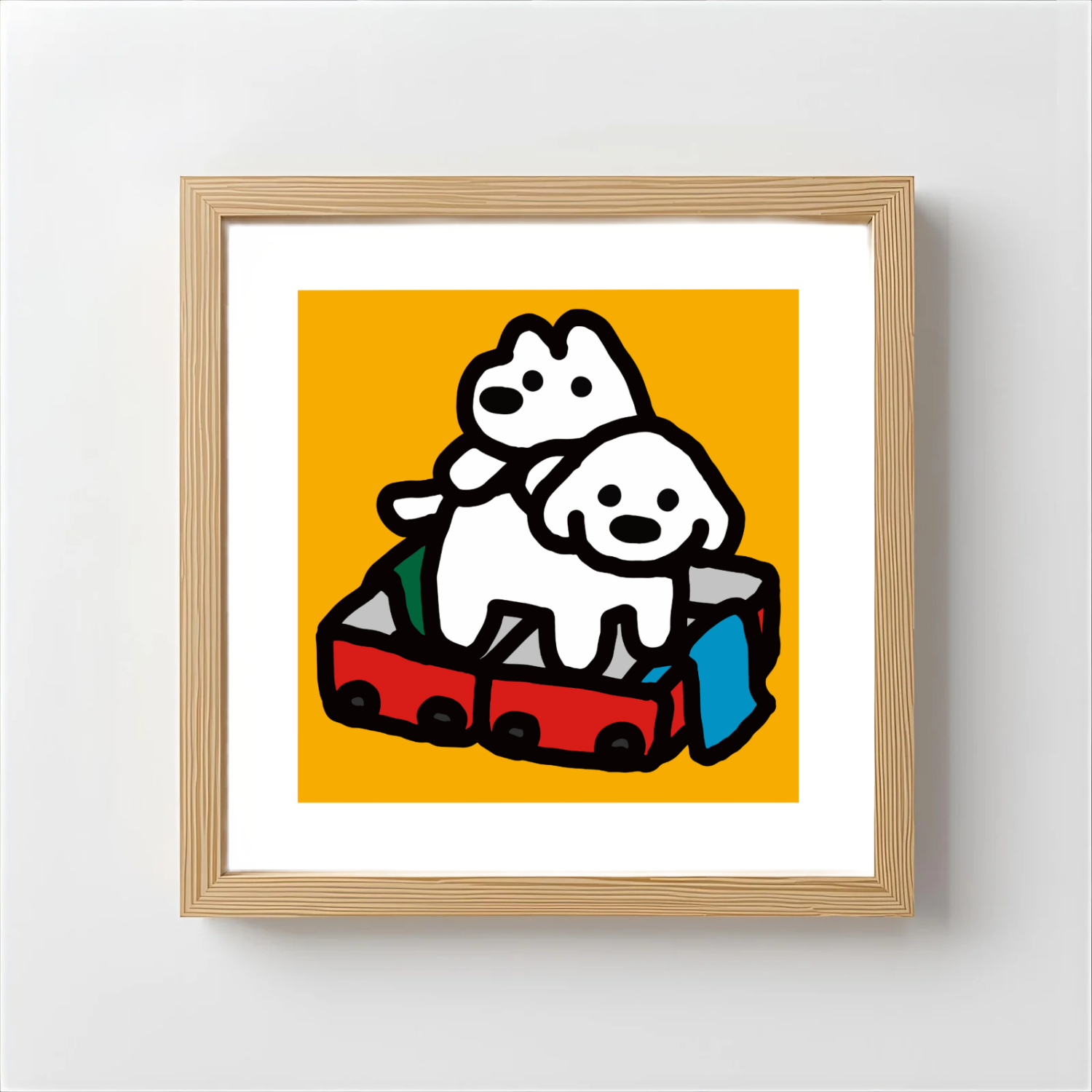 松井艺术印花行李箱