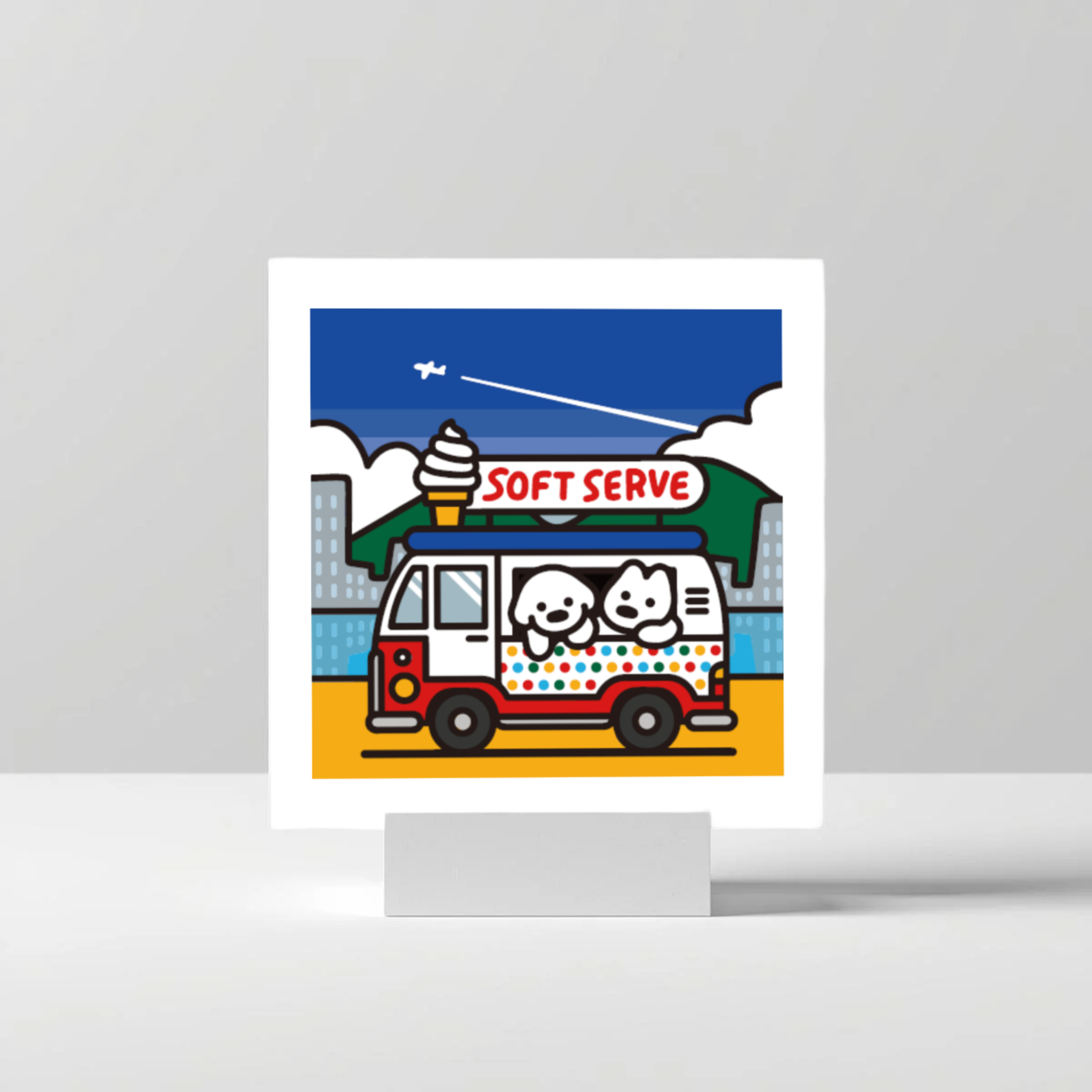 matsui artprint Soft serve 21x21cm