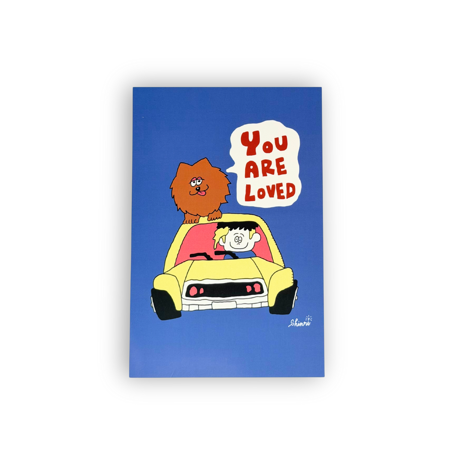 Shinri postcard YOU ARE LOVED (CAR)