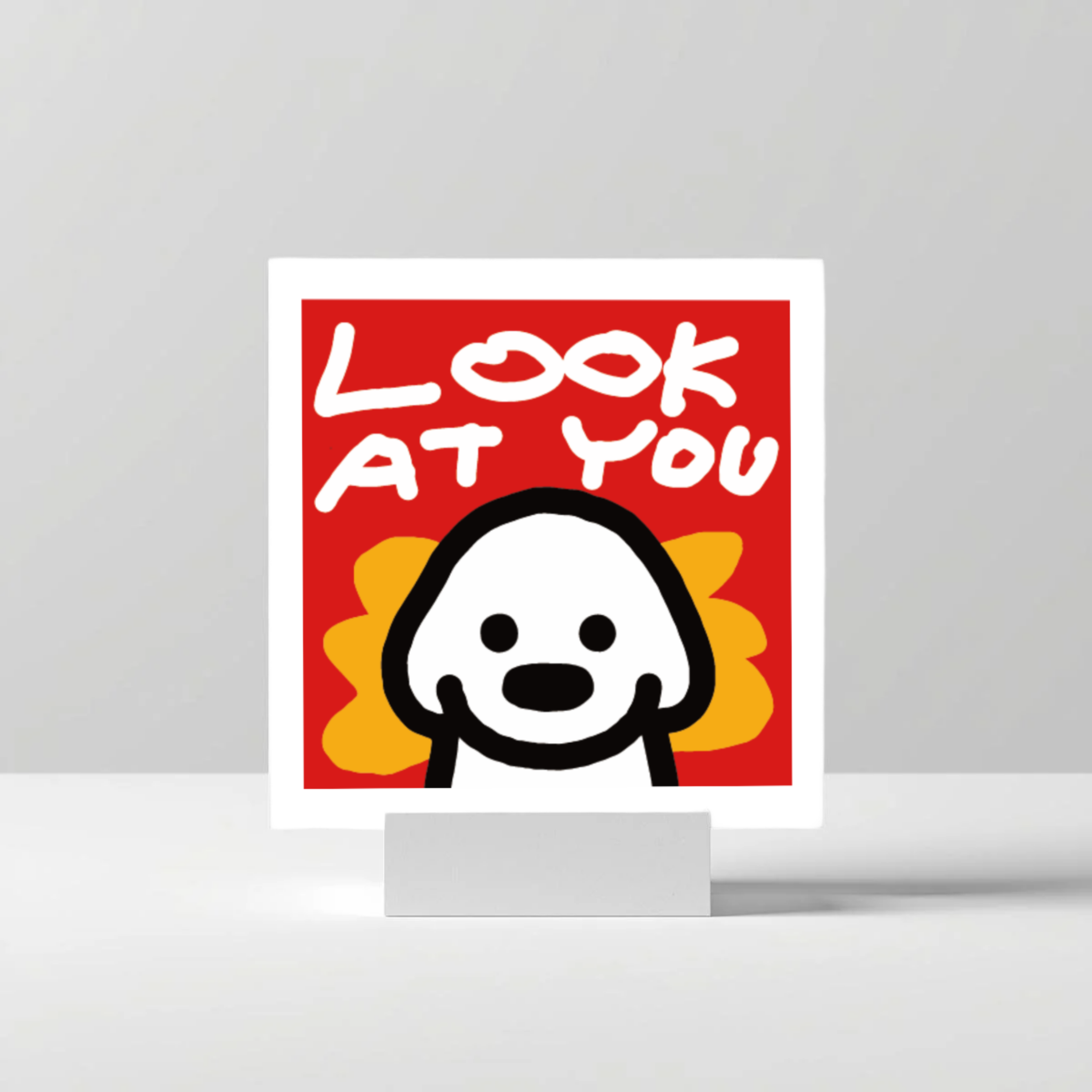 matsui artprint look at you 21x21cm
