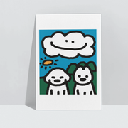 matsui A4 artprint smiley cloud