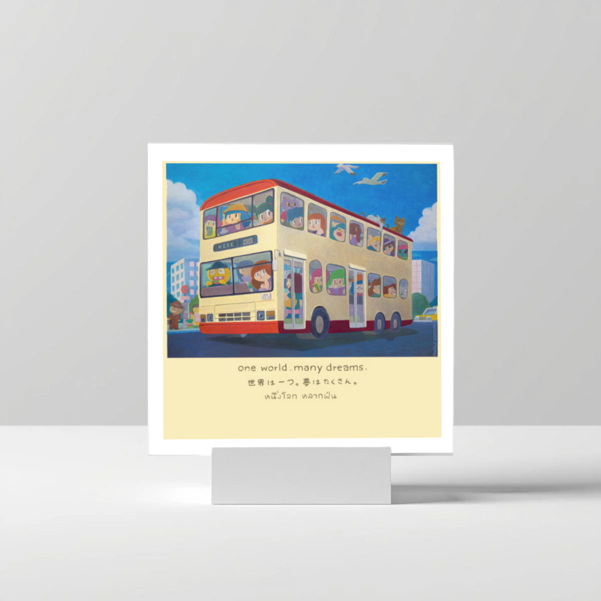 Mamuang 藝術印刷品 A4 HK BUS