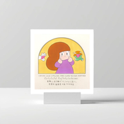 Mamuang 藝術印刷品《哭泣和微笑》21x21 厘米