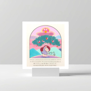 누군가를 보호하는 마무앙 아트프린트 21x21cm