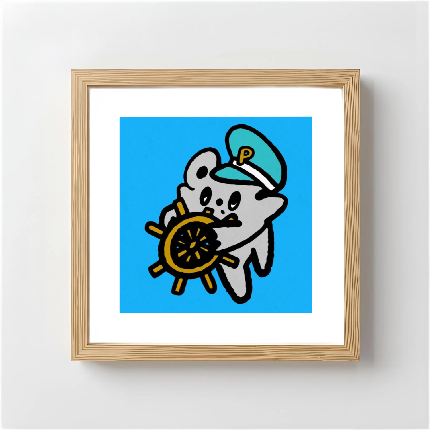 Daffy art print captain