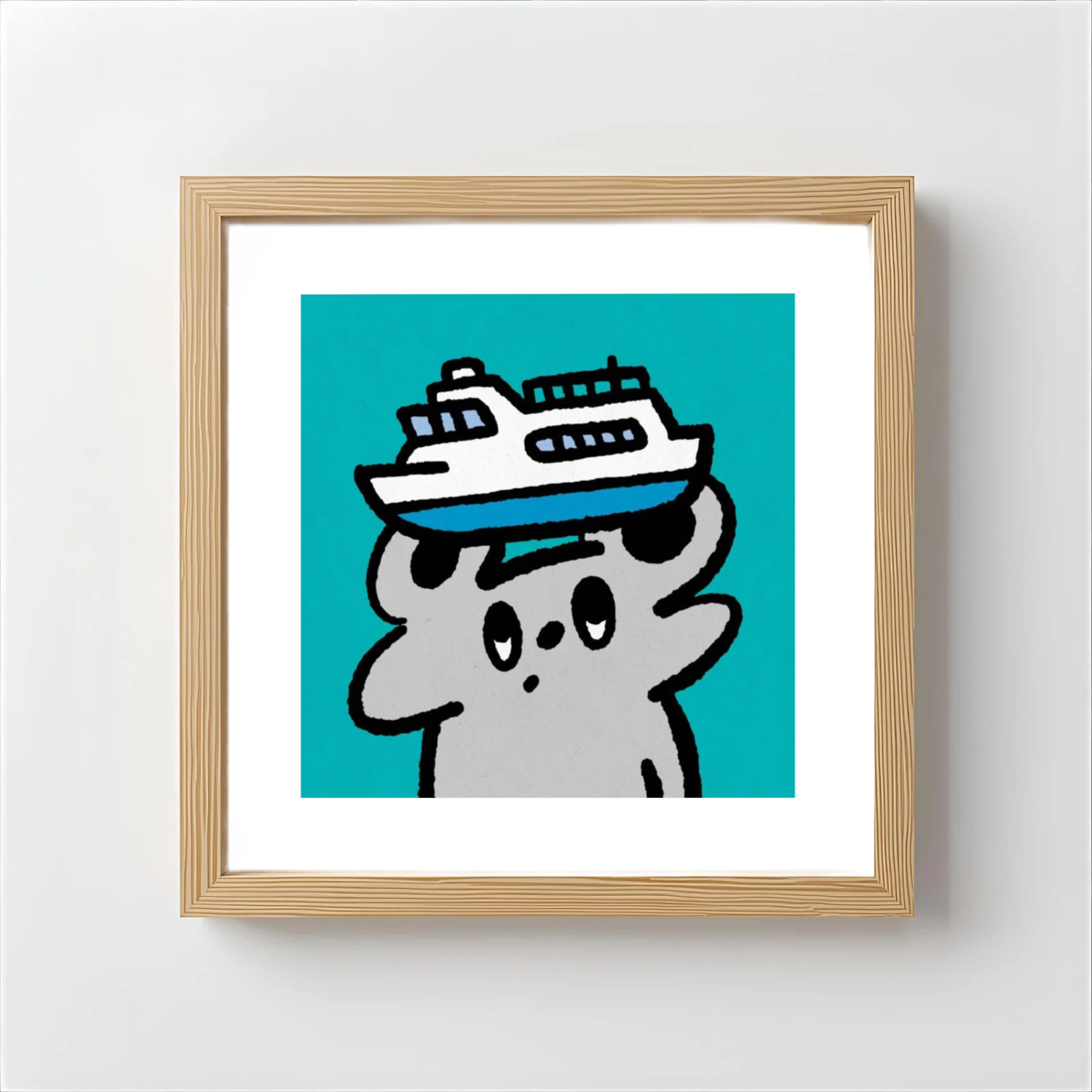 Daffy art print Ferry