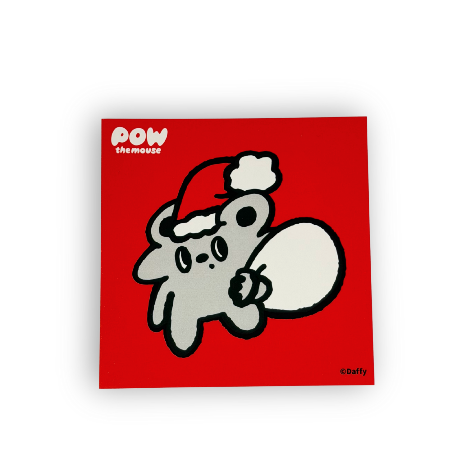Daffy postcard santa pow
