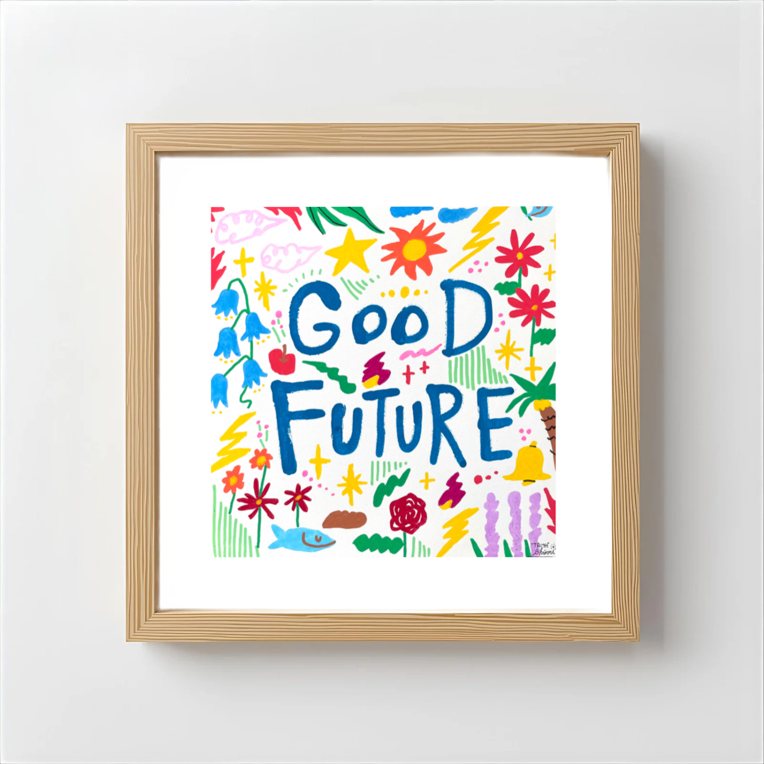 신리 아트프린트 GOOD FUTURE