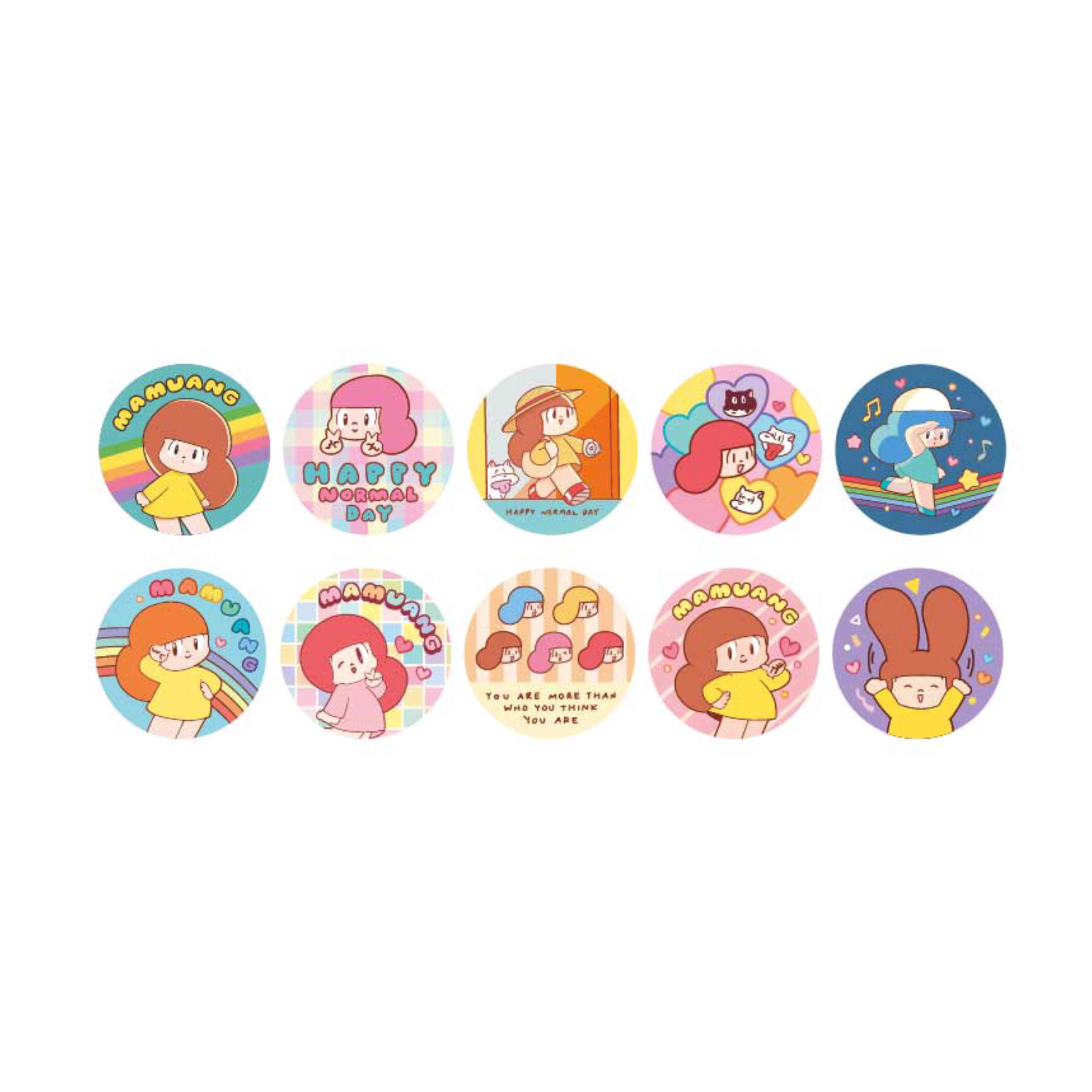 Mamuang roll sticker (~130pcs)