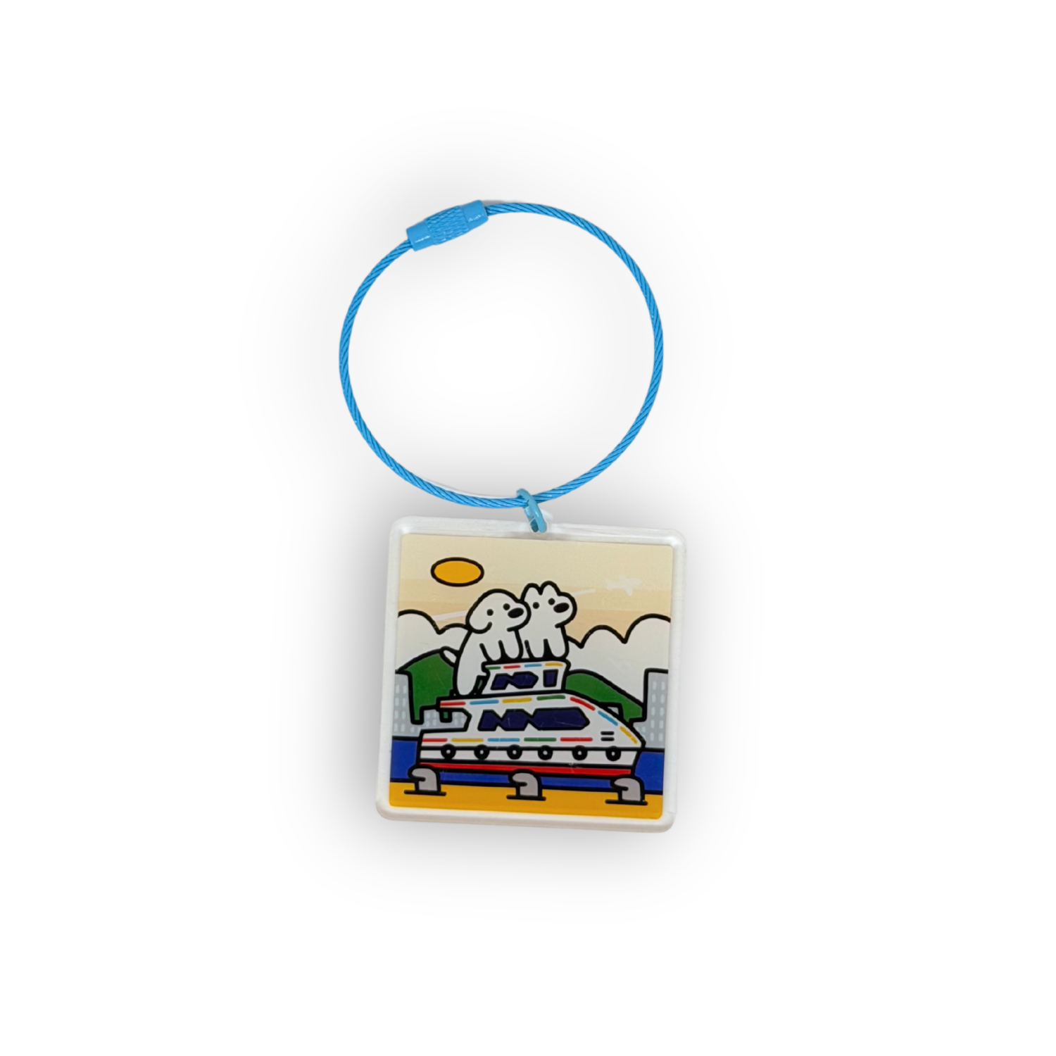 matsui square keychain ferry