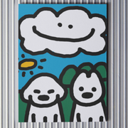 松井艺术作品笑脸云