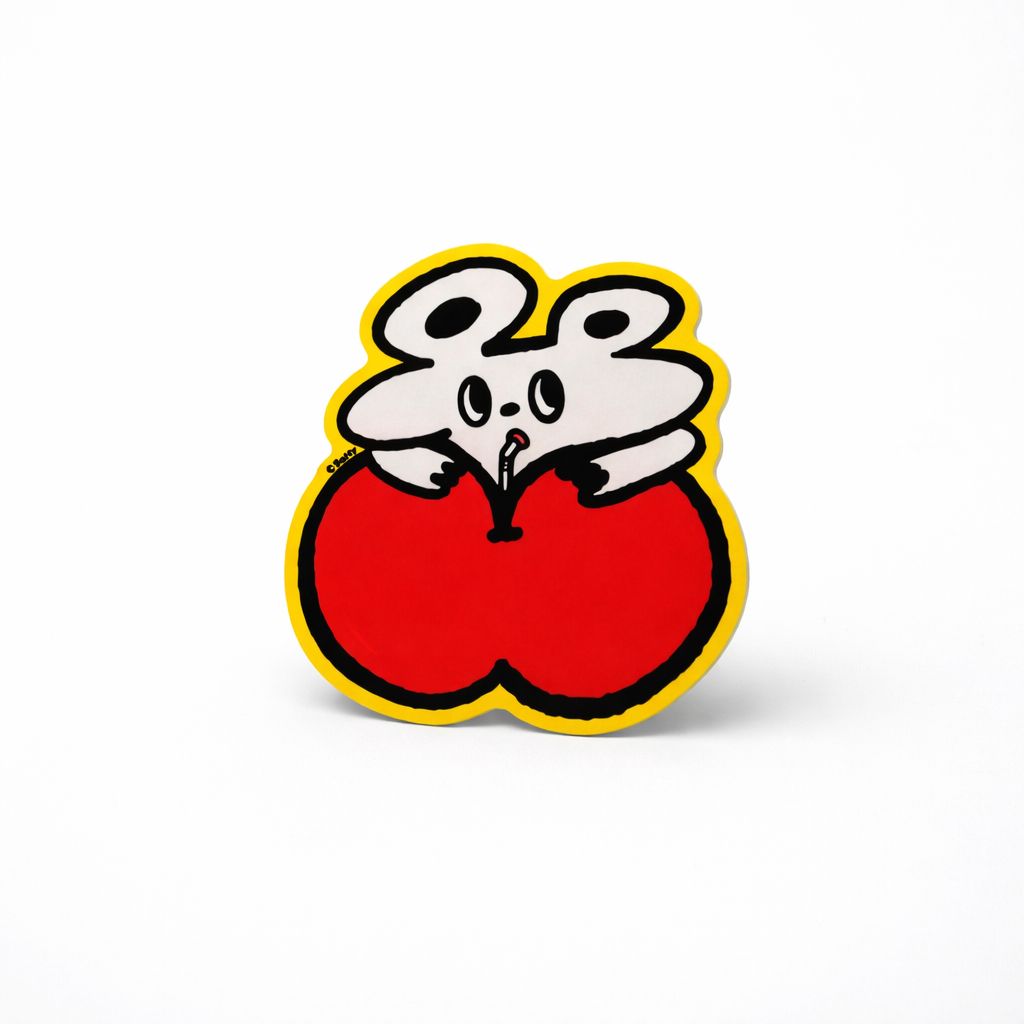 Daffy sticker apple