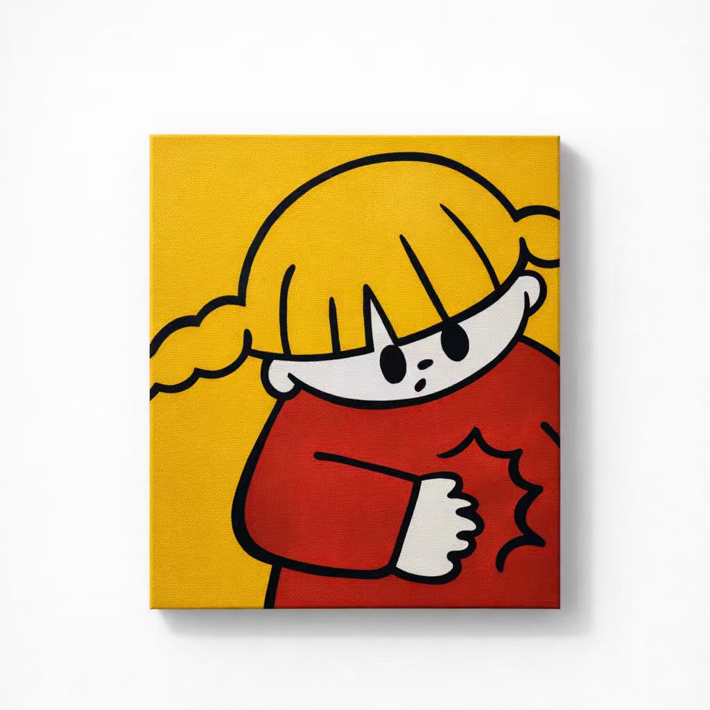 Daffy artprint Stomach poop