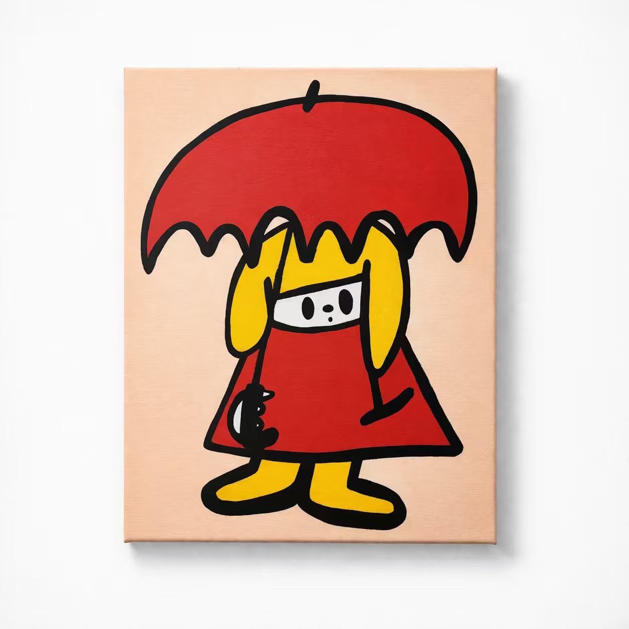 Daffy artprint If it rains,use an umbrella