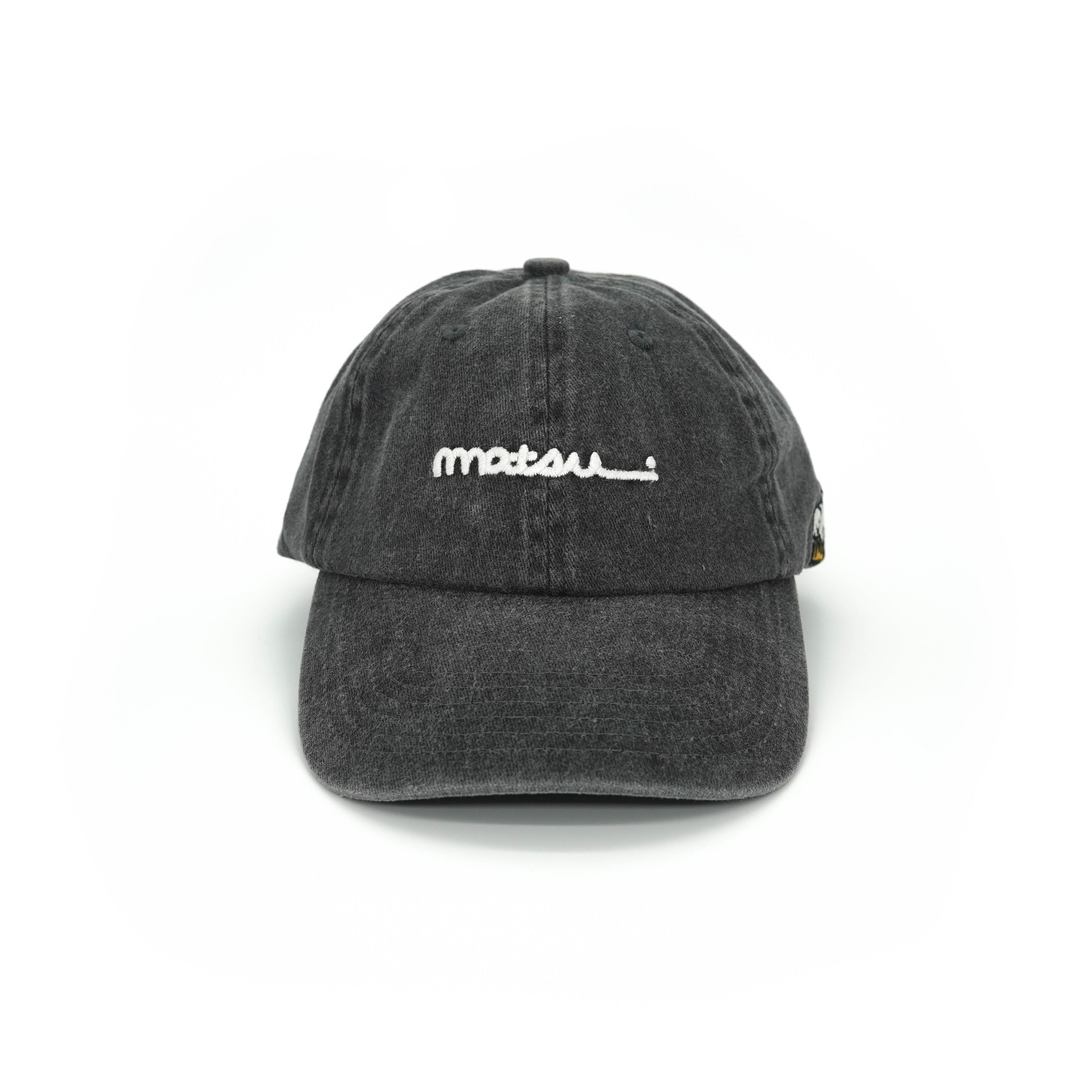 松井牛仔棒球帽/ EMB 徽标印花