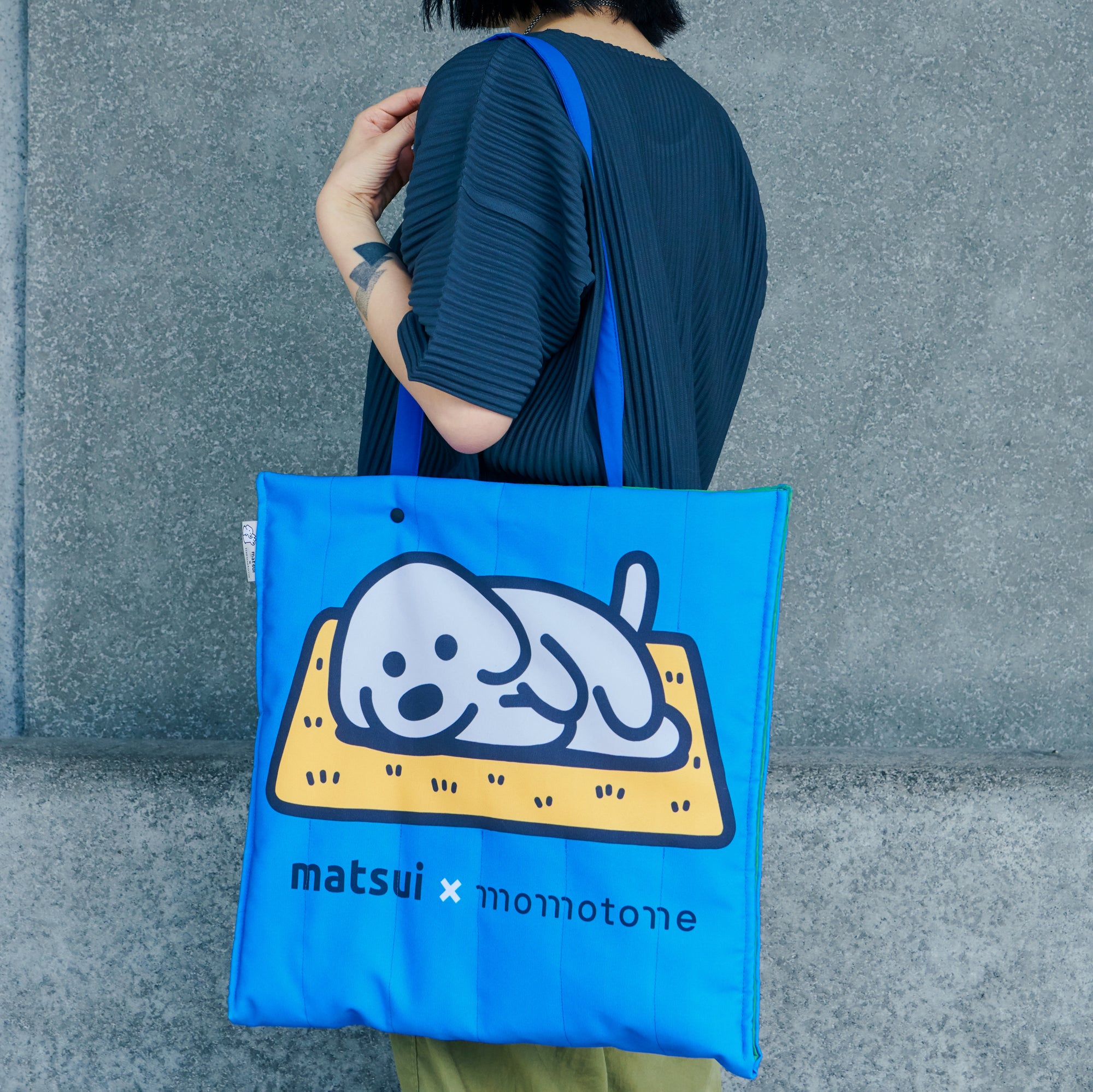 matsui x Momotone  "Come sit with me" sitting mat