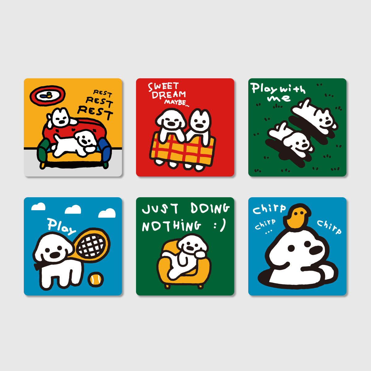 matsui acrylic magnet blind box (6pcs per box)