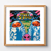 Fuku hanao art print - Moon Surface (月面)