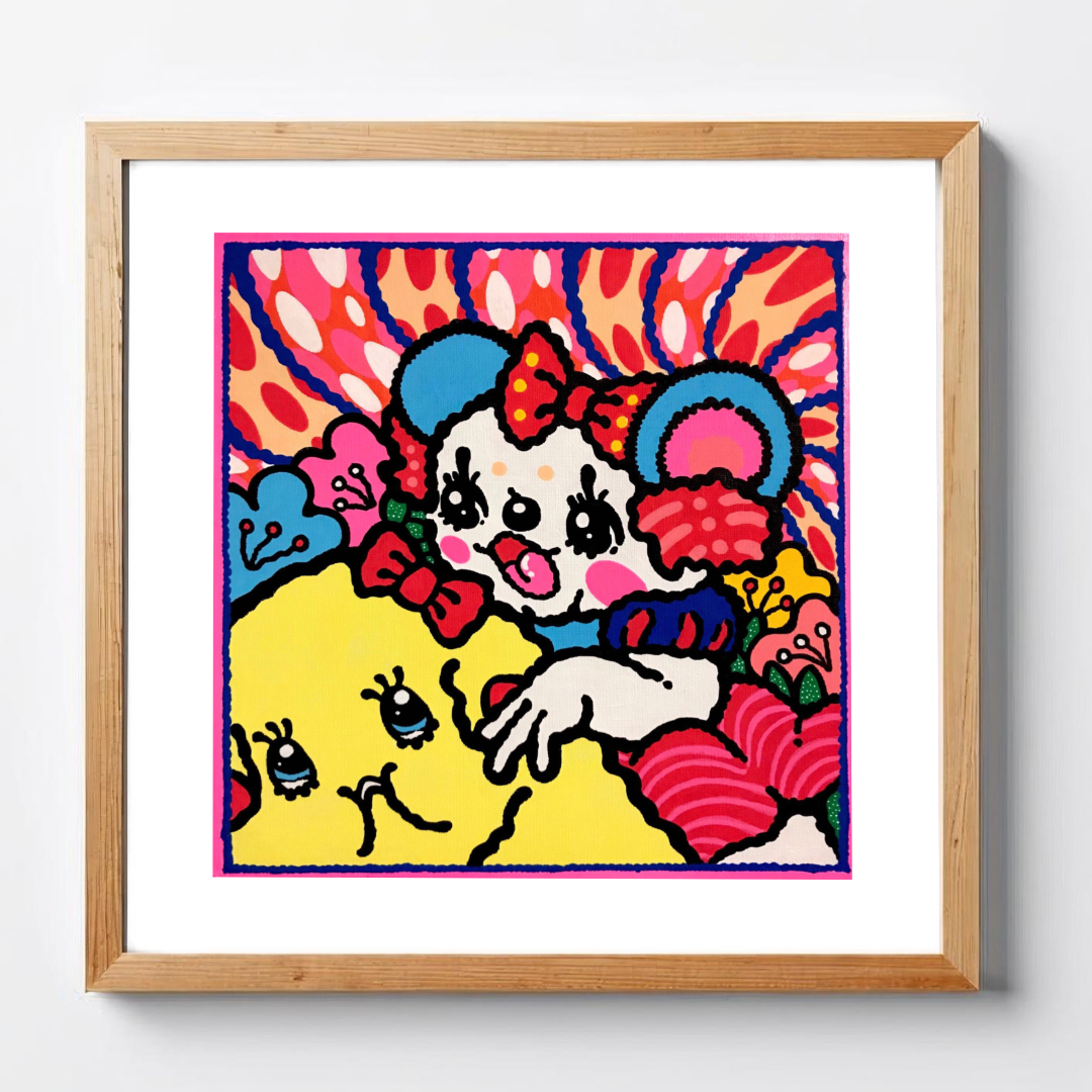 Fuku hanao art print - Princess Mouse