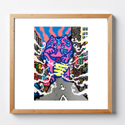 Fuku hanao 艺术版画 - 女人街