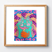 Fuku hanao art print - Fortune (幸運)