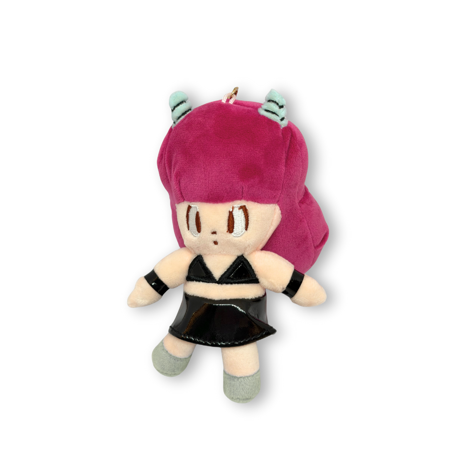 Mamuang stuffed toy keychain set (angel & witch)