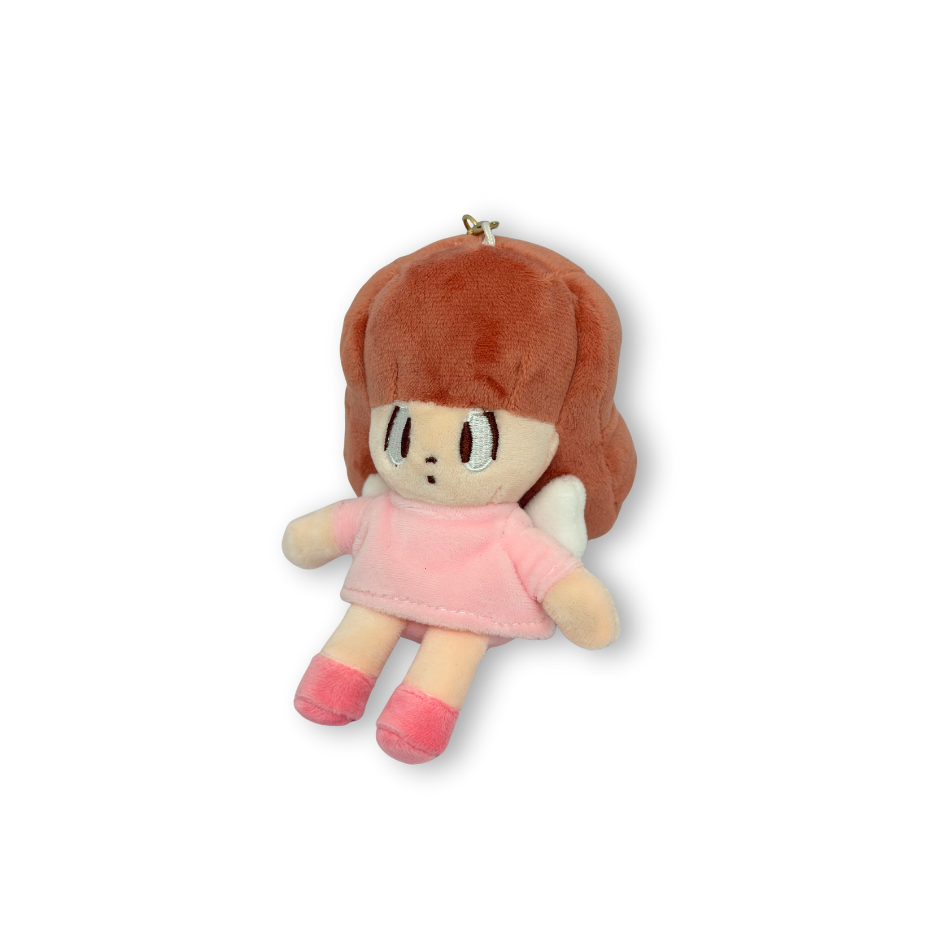 Mamuang stuffed toy keychain set (angel & witch)