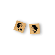 Mamuang wooden Stamp - set B