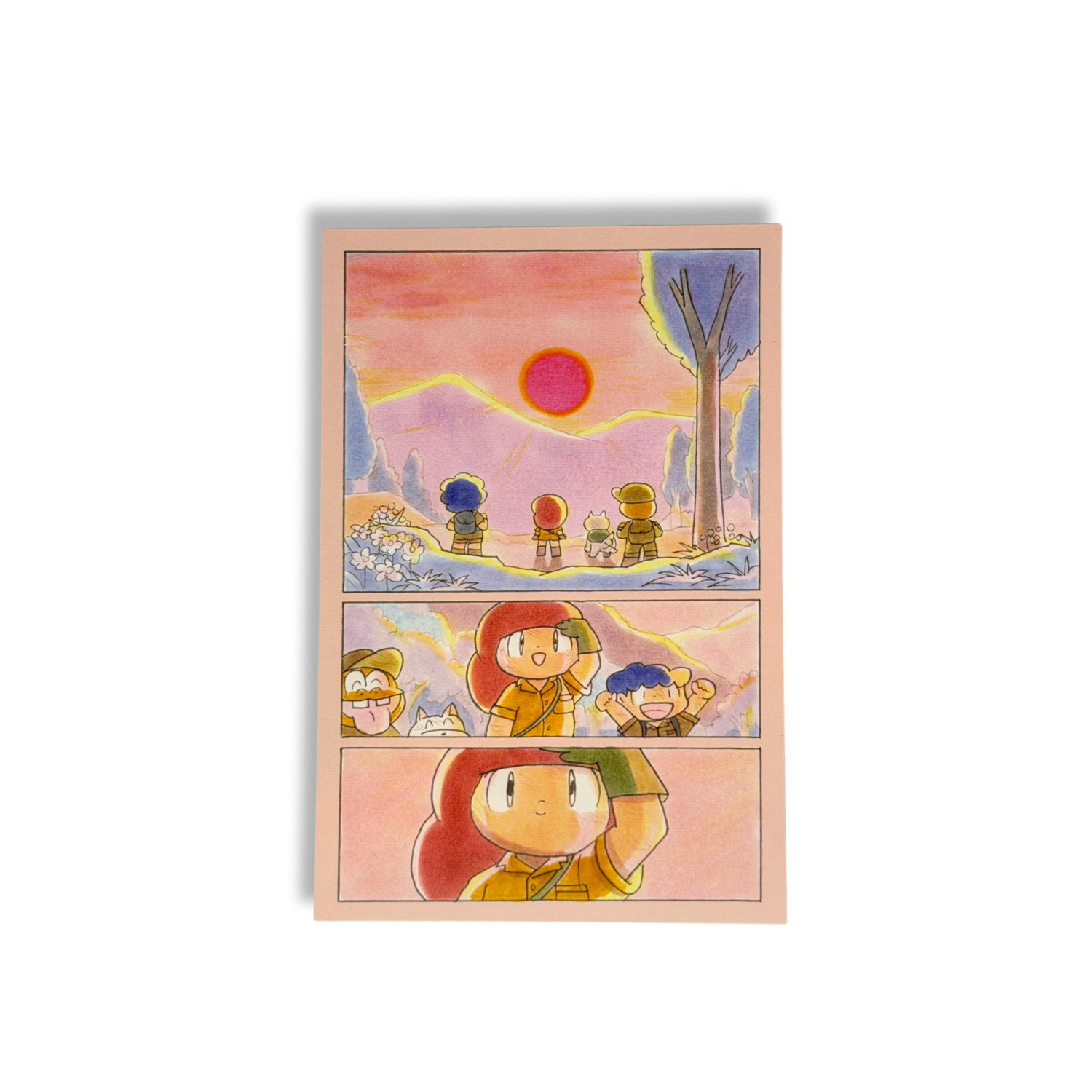 마무앙 엽서 일몰 (10개 세트)