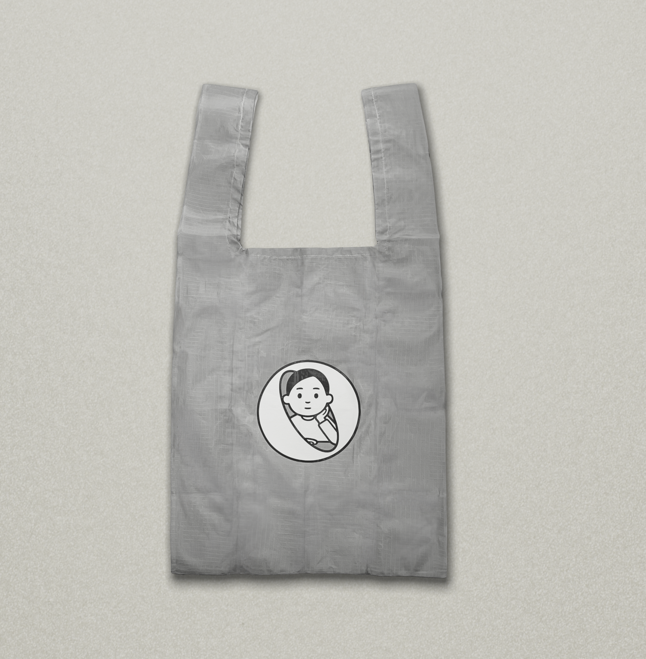 MO x Noritake "O & the Boy" Folded Bag