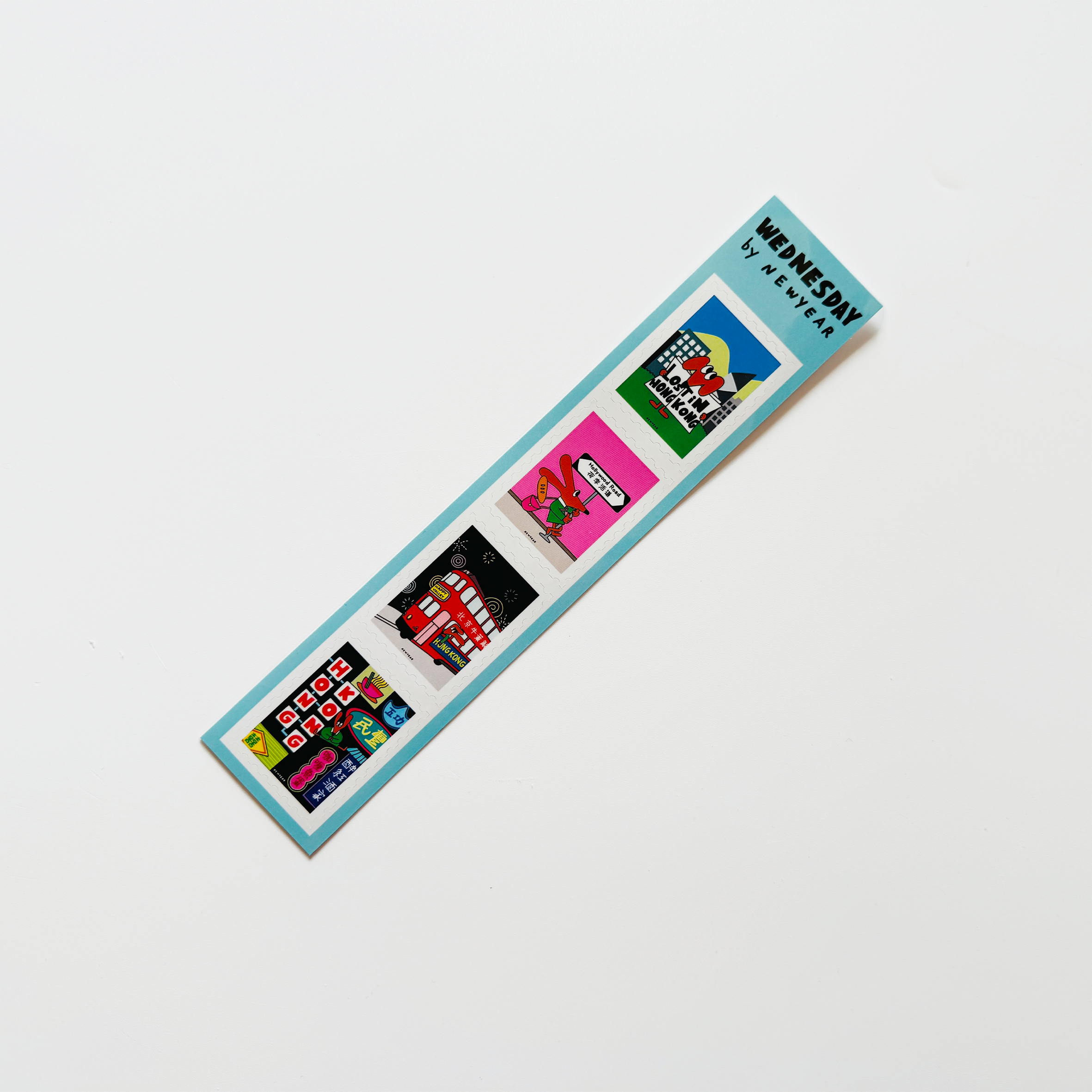 WEDNESDAY Stamp sticker style 2