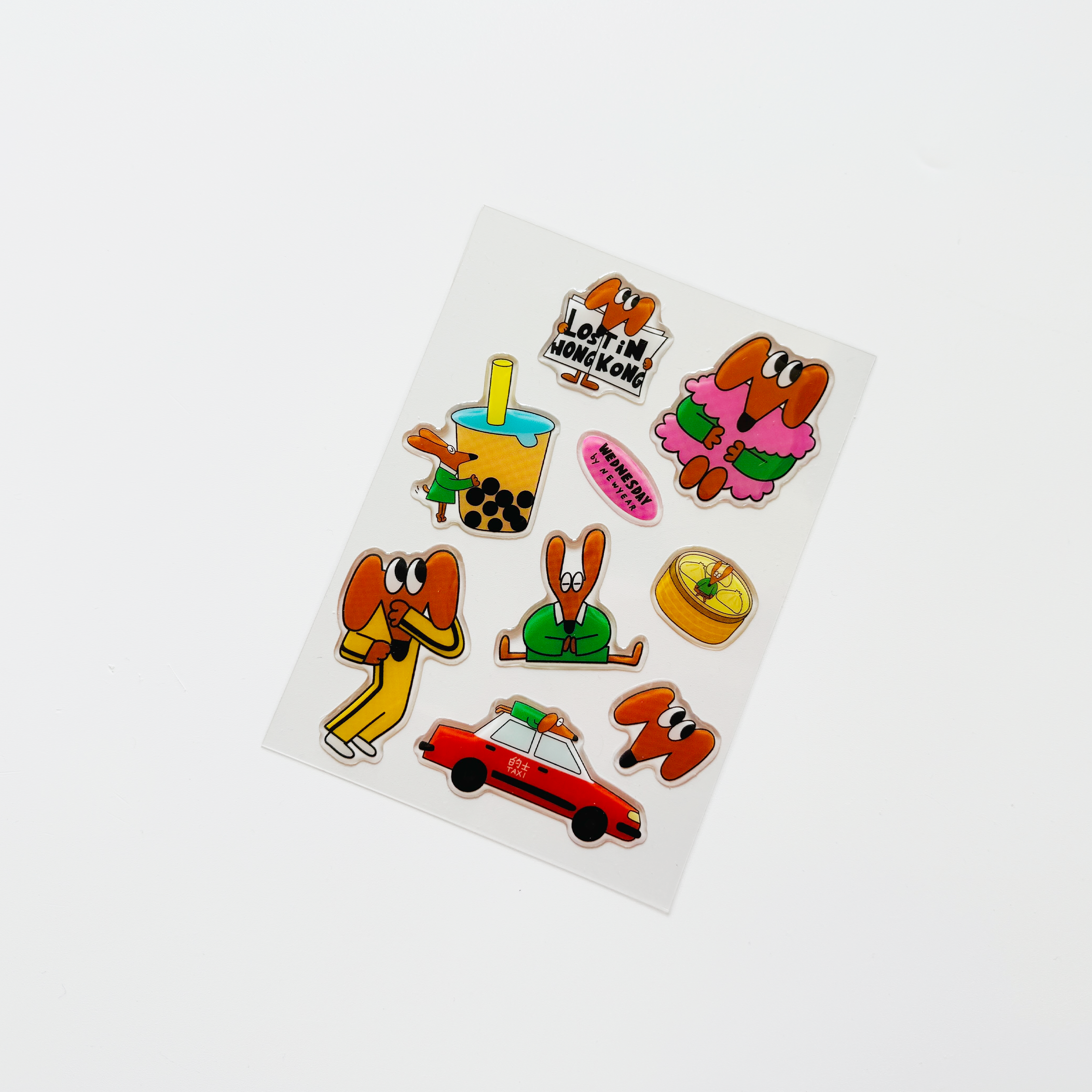 WEDNESDAY PVC Sticker (透明)