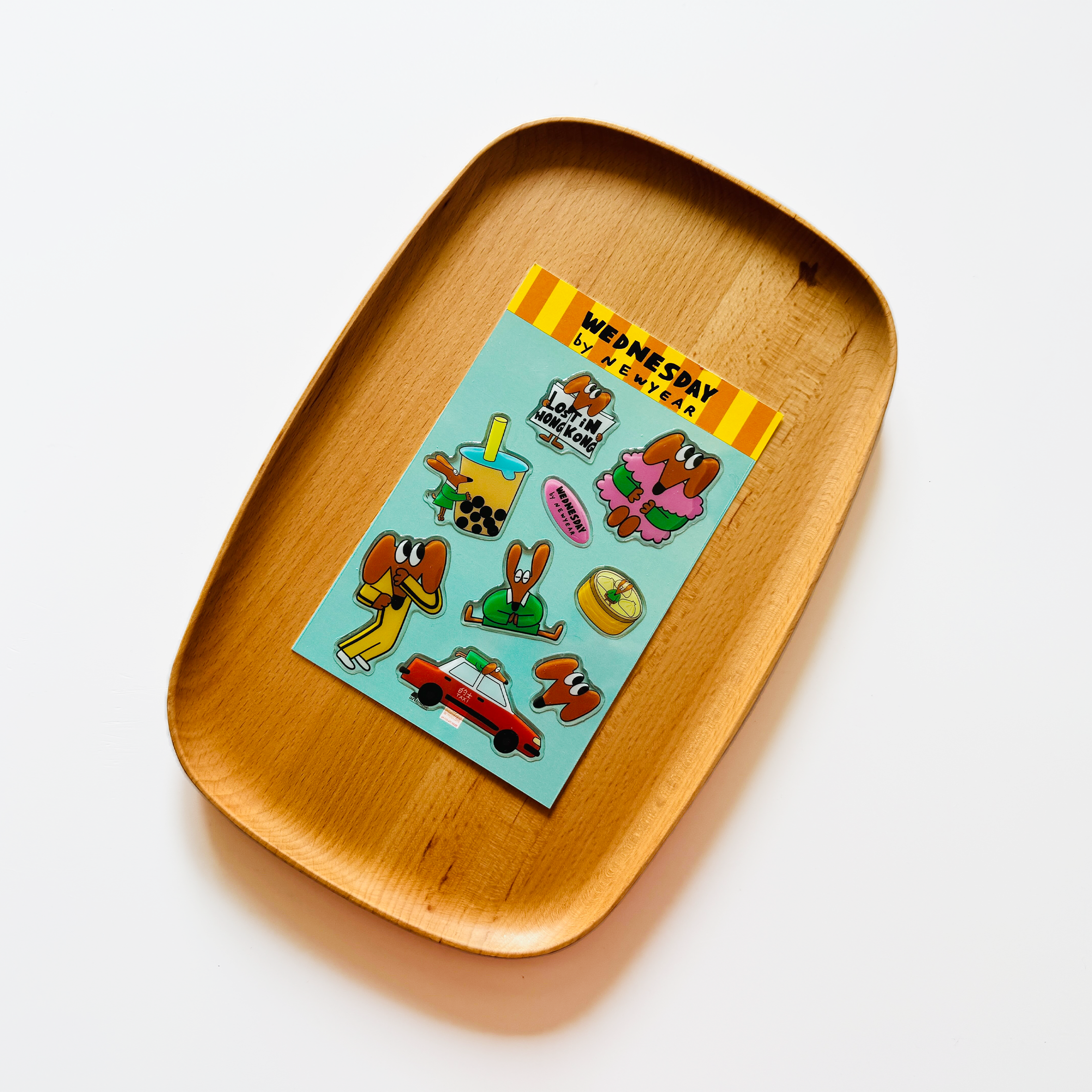 WEDNESDAY PVC Sticker (透明)