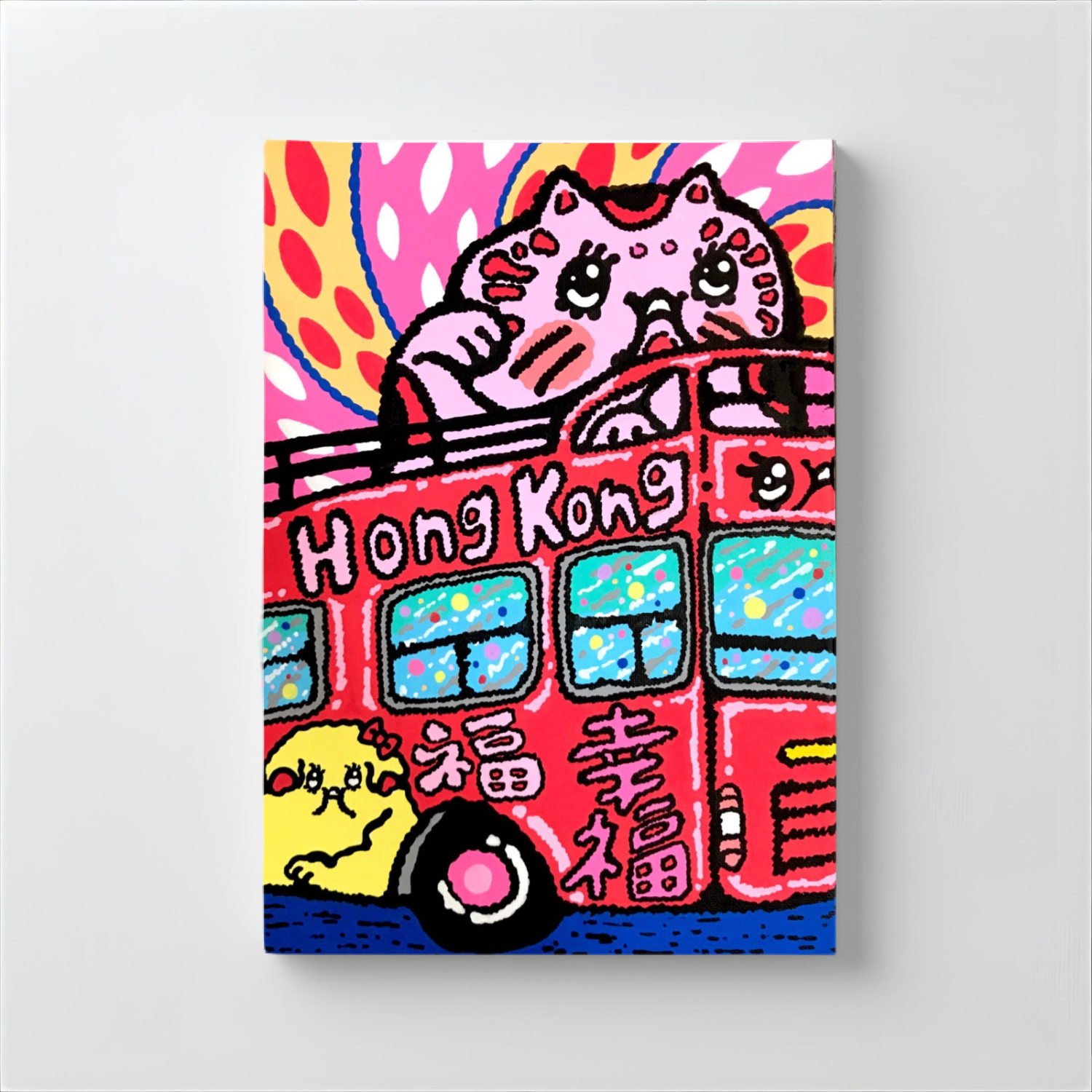 Fuku hanao original artwork - Bus Ride (バス遊戯)