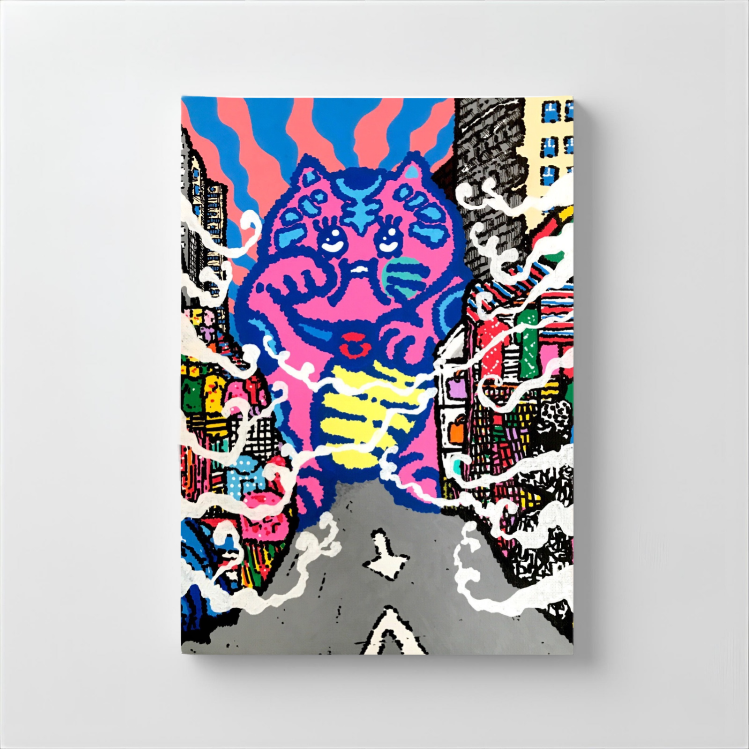 Fuku hanao original artwork -  Ladies' Street (女人街)