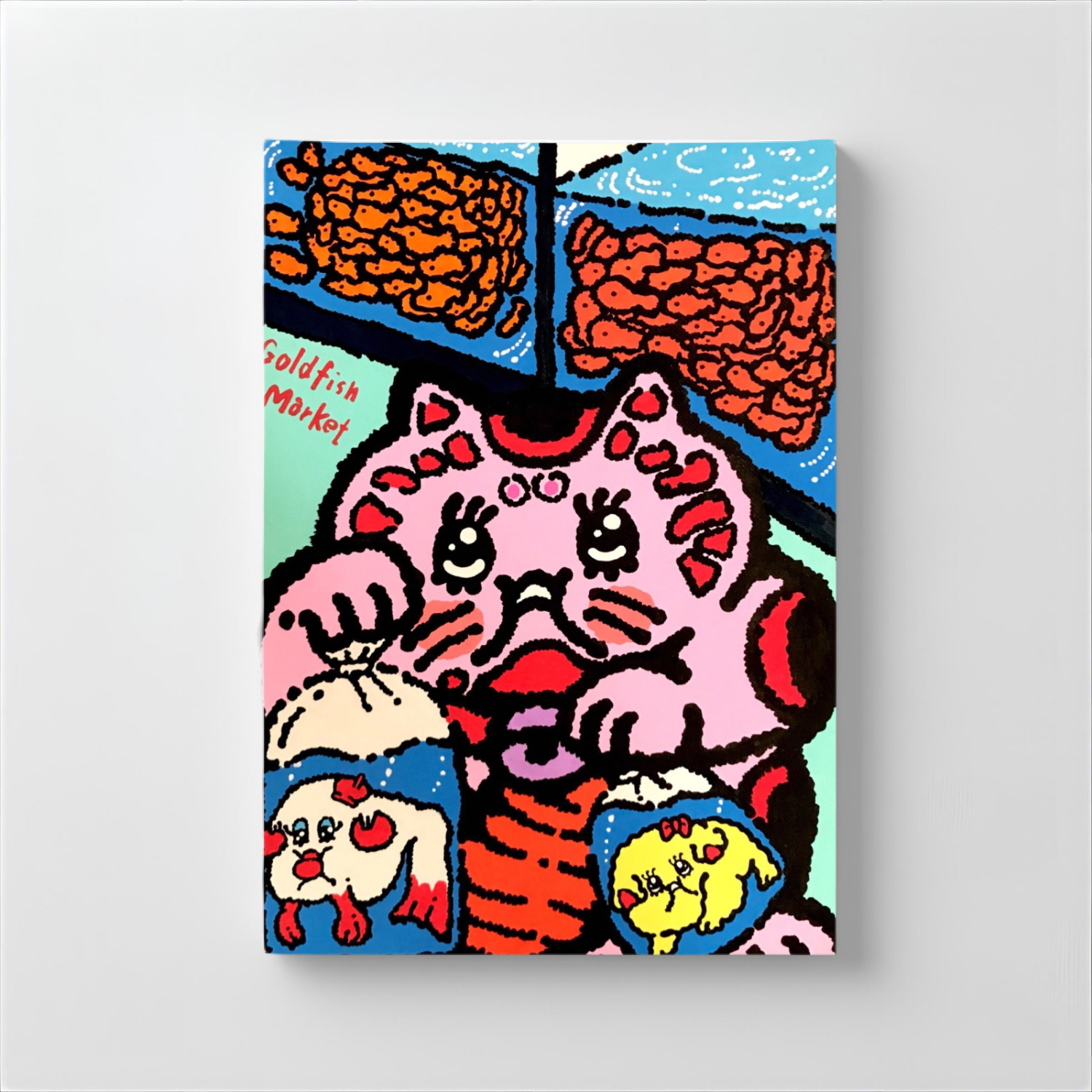 Fuku hanao原创艺术作品——金鱼街